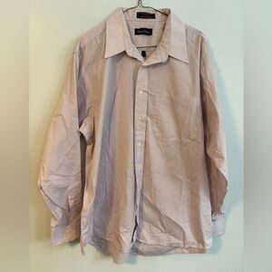 Christian Dumas Cotton Button Down Long Sleeve Collared Dress Shirt 17 1/2 34/35